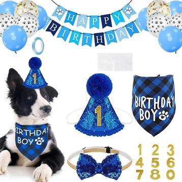 Honden cadeau- en snack pakket met 3 muffins en 2 speeltjes, Ophalen of Verzenden, Nieuw
