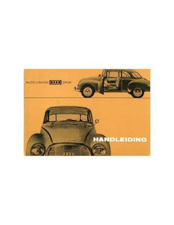 1961 DKW 1000 INSTRUCTIEBOEKJE NEDERLANDS