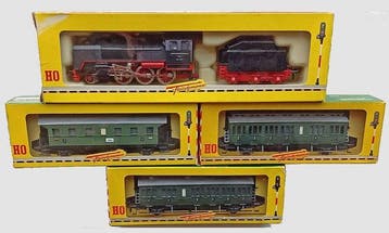 Fleischmann H0 - 1350/1406/1404 - Treinset (4) - BR 24 en, Nieuw