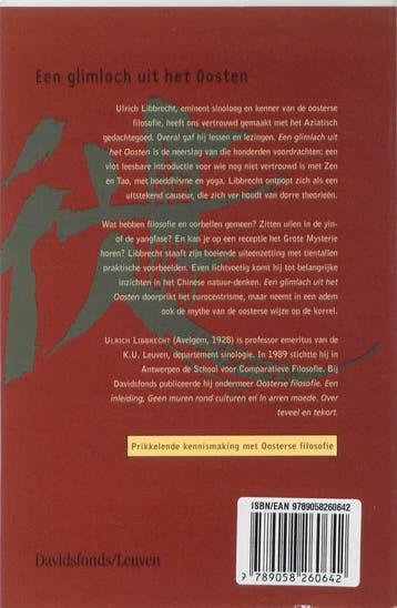 Een glimlach uit het Oosten 9789058260642 U. Libbrecht, Verzenden, Gelezen, U. Libbrecht
