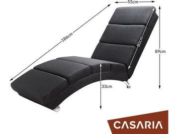 Casaria Relaxfauteuil London - Ligstoel Lounge - Ergonomisch, Verzenden, Nieuw