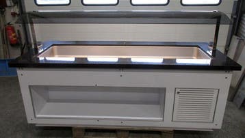 Saladette Saro SB-C-230-INF Cold, Koelbuffet, B230 x D88 x