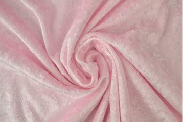 Velours de panne Roze - rol 10 meter, Verzenden, Nieuw, Roze