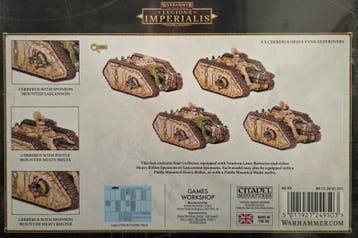 Legions Imperialis Cerberus Heavy Tank Destroyer Squadron, Ophalen of Verzenden, Nieuw
