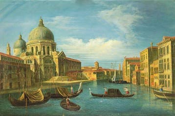 Scuola italiana (XX), After Canaletto - Veduta di Venezia