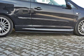 Zijskirts Opel Corsa D OPC/VXR Maxton Design glans zwart, Ophalen of Verzenden, Nieuw