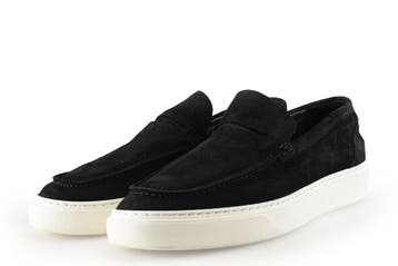 Manfield Loafers in maat 44 Zwart, Kleding | Heren, Schoenen, Loafers, Manfield, Verzenden, Zwart