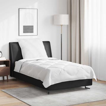 vidaXL Het Duvet voor Elk Seizoen met kussen 2 st Wit, Verzenden, Nieuw, Wit