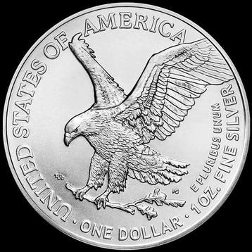 1 Troy Ounce - Zilver .999 - Eagle coin 2026 - 31,1 gram -, Postzegels en Munten