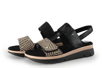 Medicus Sandalen in maat 38 Zwart, Medicus, Verzenden, Zwart, Sandalen of Muiltjes