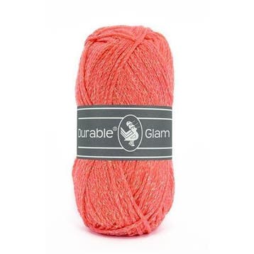 Durable Glam 2190 Coral - Haakgaren / Breigaren, Hobby en Vrije tijd, Breien en Haken, Ophalen of Verzenden, Nieuw, Breien of Haken