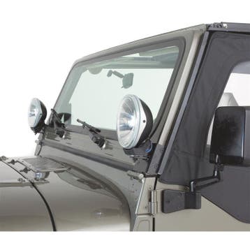 Rampage 1976-1983 Jeep CJ5 Windshield Hinge Light Bracket -, Ophalen of Verzenden