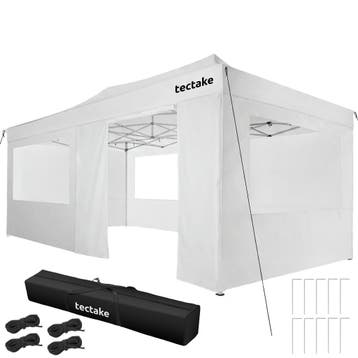 Opvouwbare paviljoen Viola 3x6 m, aluminium, 6 zijpanelen, Tuin en Terras, Partytenten, Verzenden, Nieuw