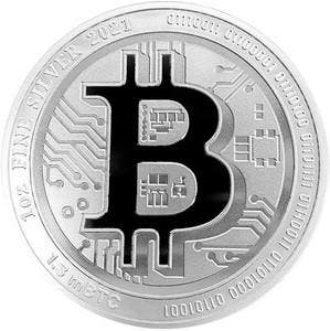 Niue - Bitcoin 1 oz 2021, Verzenden, Munten