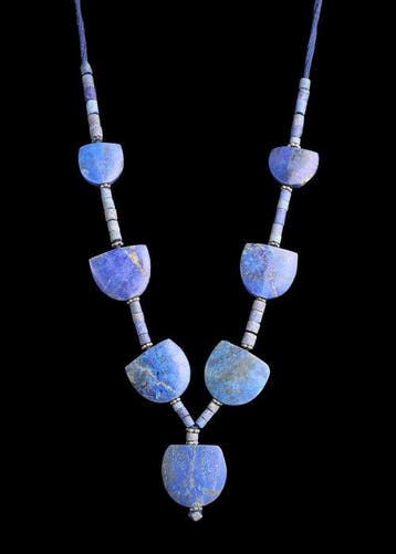 West-Aziatisch lapis lazuli Kralenketting (Zonder