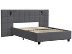 Juskys Luzano - Gestoffeerd Bed - 140x200cm - Fluweel -, Huis en Inrichting, Verzenden, Nieuw