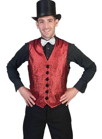 Show Gilet rood toppers, Ophalen of Verzenden, Nieuw