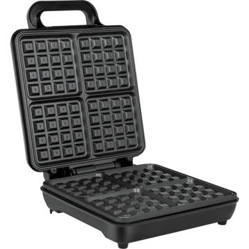 Wafelijzer voor 4 Wafels 1100W – Belgisch Wafelijzer – Grote, Ophalen of Verzenden, Nieuw