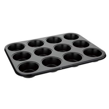 Bakvorm koolstofstaal met anti kleef | Cap. 12 muffins |, Verzenden, Nieuw in verpakking