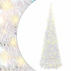 vidaXL Kunstkerstboom pop-up 150 LEDs 180 cm wit, Verzenden, Nieuw