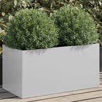 vidaXL Plantenbak 62x30x29 cm gegalvaniseerd staal, Verzenden, Nieuw, Metaal