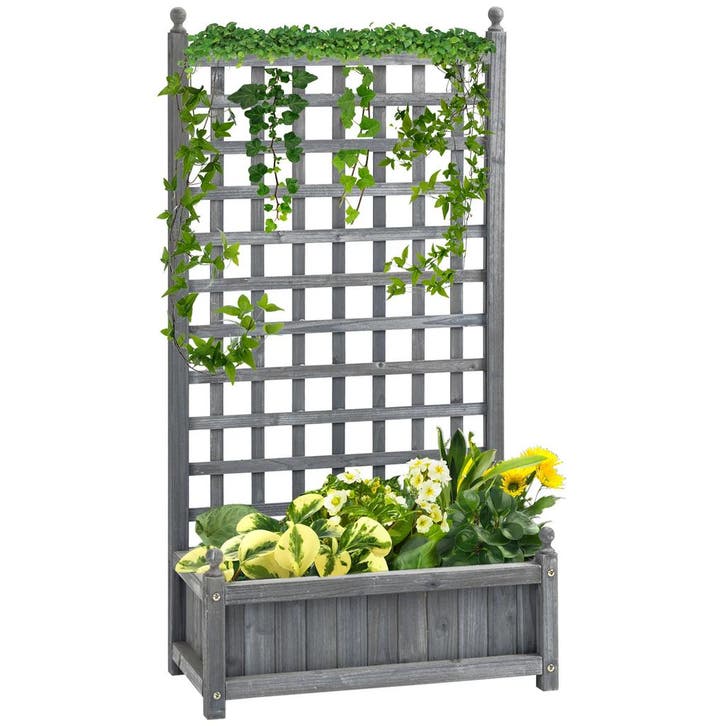Plantenbak Met Klimrek Bloembak Voor Klimplanten Van Hout In, Tuin en Terras, Planten | Bomen, Verzenden