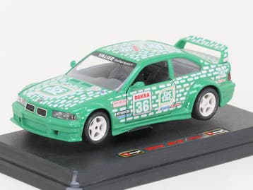 Schaal 1:24 Bburago 0544 BMW M3 1993 Tic Tac (Automodellen), Ophalen of Verzenden, Zo goed als nieuw, Bburago