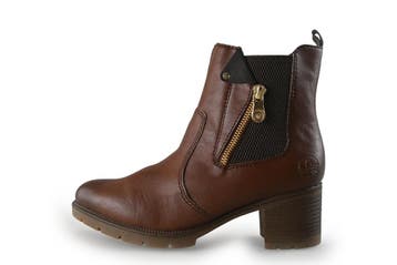 Rieker Boots in maat 38 Cognac, Kleding | Dames, Schoenen, Overige kleuren, Verzenden, Overige typen, Zo goed als nieuw