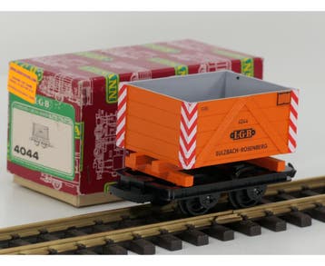 LGB 4044 bakwagen Sulzbach-Rosenberg oranje (Goederenwagons), Gebruikt, Overige typen, Ophalen of Verzenden, LGB
