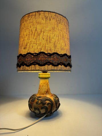 Marbach Leuchten - Lamp - Aardewerk - Fat Lava tafellamp