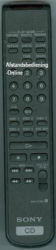 Afstandsbediening Sony rm-dc335, Ophalen of Verzenden, Nieuw, Origineel