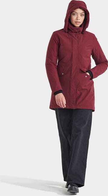 Didriksons - Maat 42 - Sanna Wns Parka - Velvet Red -, Verzenden, Nieuw