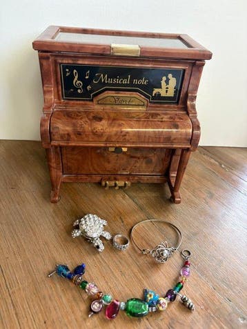 Musical Note - Sieradendoos (6) - klassic - Verguld messing,