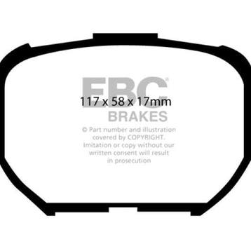 EBC 04-10 Scion TC 2.4 Yellowstuff Front Brake Pads, Ophalen of Verzenden, Nieuw