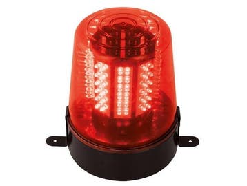 Zwaailamp rood 108 roterende leds, Ophalen of Verzenden