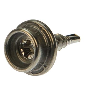 Caf 316 C 16 mm zelftapper drukknopen 10 stuks, Ophalen of Verzenden, Nieuw