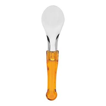 IJsschep/Spatel | RVS | Kunststof | Geel | Handvat | 250mm, Verzenden, Nieuw in verpakking