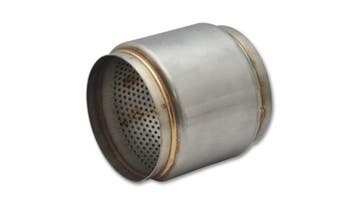 Vibrant SS Race Muffler 4.5in inlet/outlet x 5in long, Ophalen of Verzenden, Nieuw