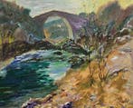 Martí Clapés (1951) - NO RESERVE - Río entre orillas, Antiek en Kunst, Kunst | Schilderijen | Klassiek