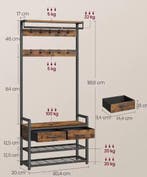 Kapstok met Bank & Plank – Praktisch en Multifunctioneel, Verzenden, Nieuw