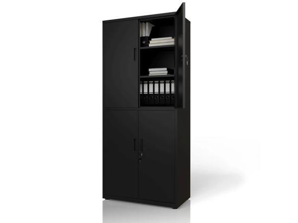 Veiling - Metalen Archiefkast / Kantoorkast - Incl. slot, Huis en Inrichting, Kasten | Roldeurkasten en Archiefkasten