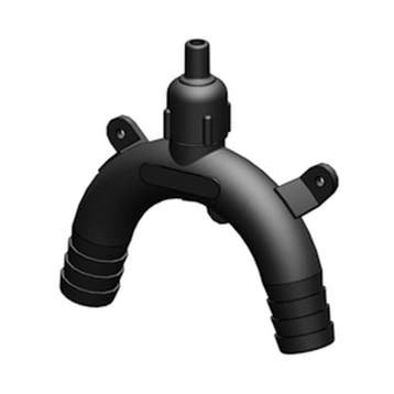 TruDesign Anti Hevel Beluchter voor Toilet Zwart-38 mm slang, Ophalen of Verzenden, Nieuw