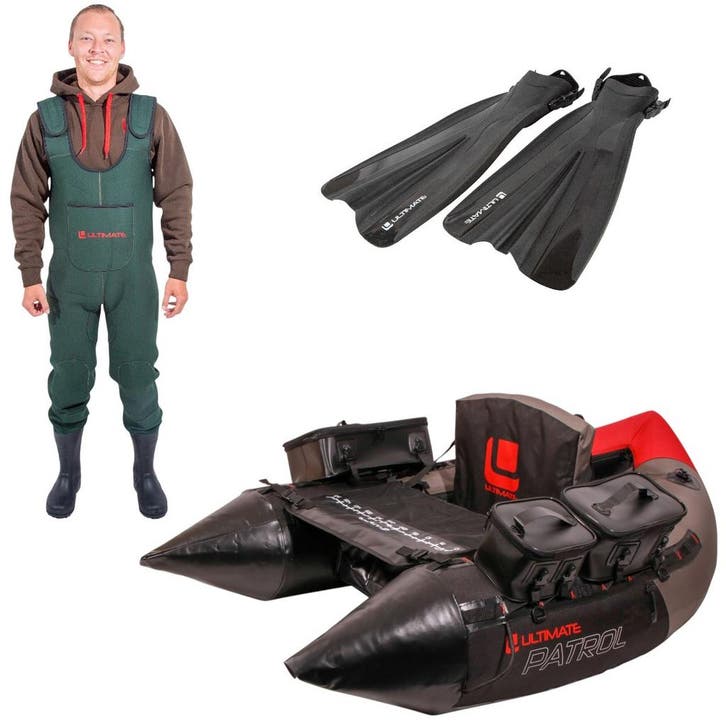 Ultimate Patrol Bellyboat Set Maat 42, Watersport en Boten, Hengelsport | Algemeen, Nieuw, Verzenden