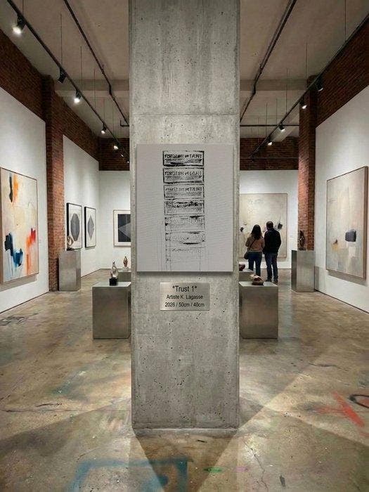 Karl Lagasse - Trust 1, Antiek en Kunst, Kunst | Schilderijen | Modern
