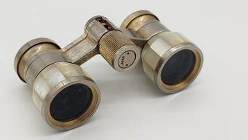 vintage operaverrekijker - 2,5x coated - 1960-1970 - Carton