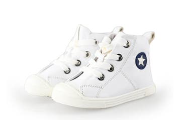 Jopper Hoge sneakers Jongens in maat 20 Wit, Verzenden, Schoenen, Zo goed als nieuw, Jongen of Meisje