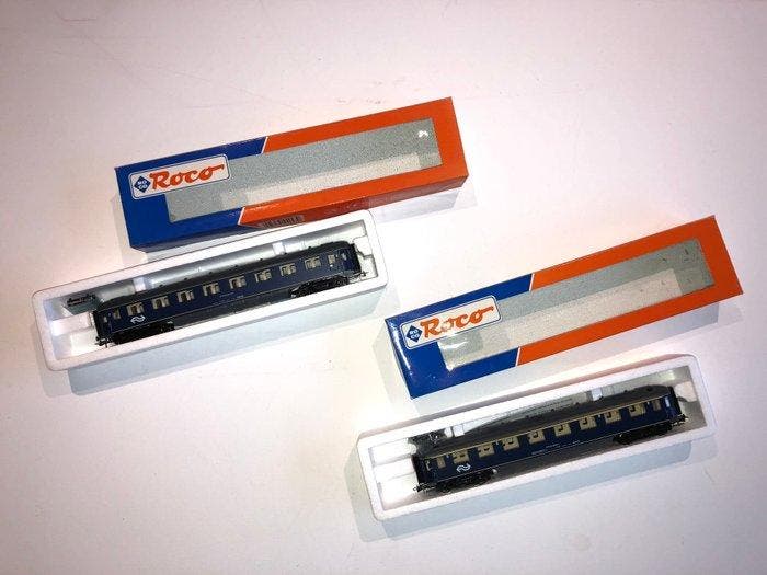 Roco H0 - 44242/44243 - Modeltrein personenwagen (2) - Twee, Hobby en Vrije tijd, Modeltreinen | H0