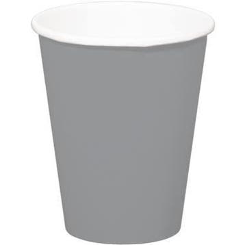 Zilverkleurige bekers 350ml (8st), Ophalen of Verzenden, Nieuw