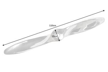 Authentieke wanddecoratie SCREW II 110cm zilveren, Ophalen of Verzenden, Nieuw