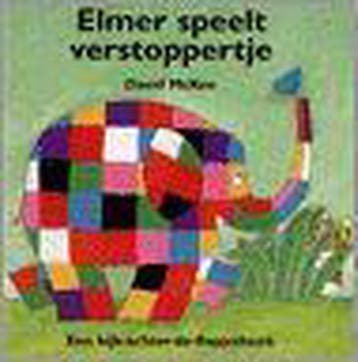 Elmer speelt verstoppertje / Een kijk-achter-de-flap boek, Boeken, Kinderboeken | Kleuters, Verzenden, Zo goed als nieuw, David McKee
